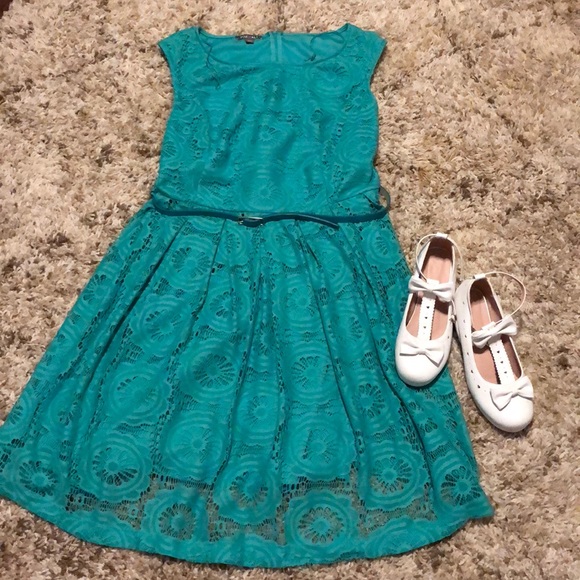 Roz & Ali Dresses & Skirts - Roz & Ali Teal dress